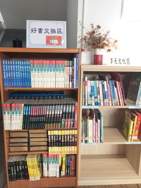 1樓好書交換及多元文化區
