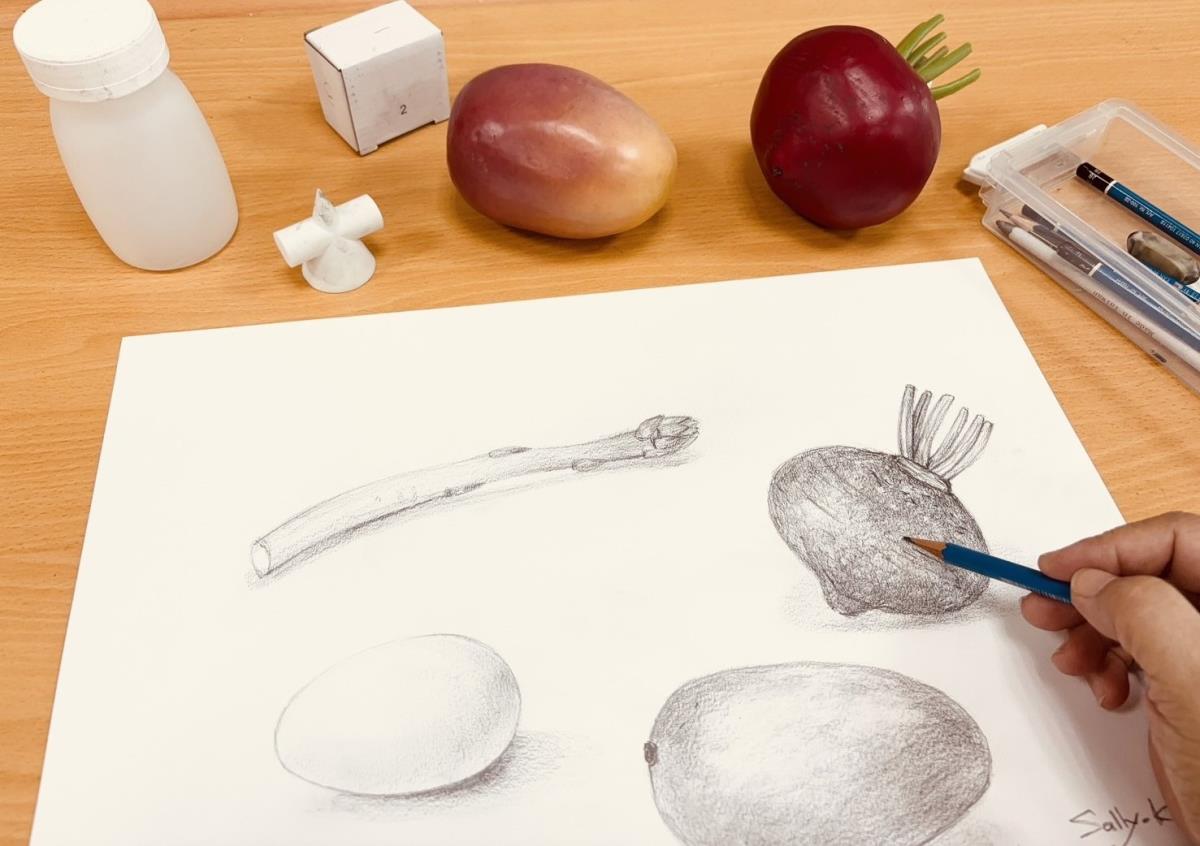 素描課示意圖