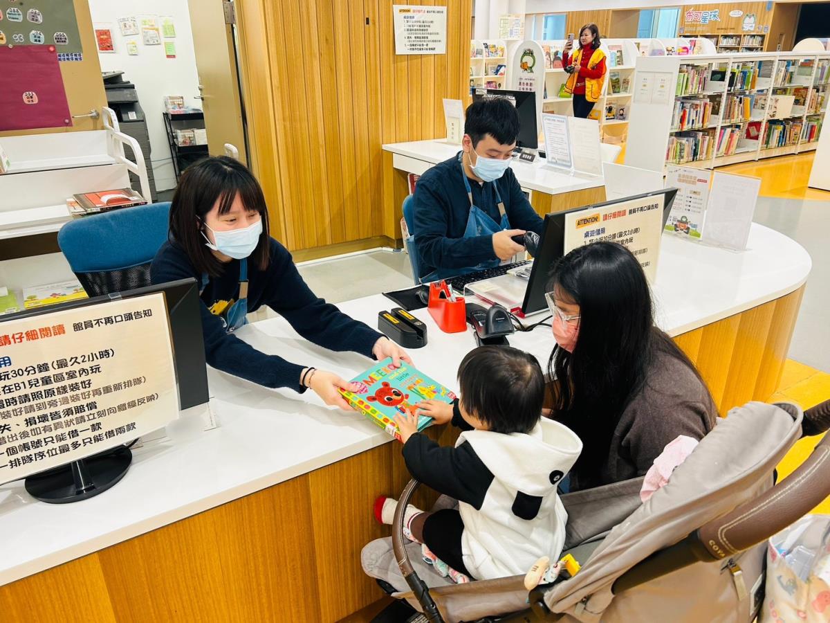 借閱冊數由1次上限30本加倍為60本