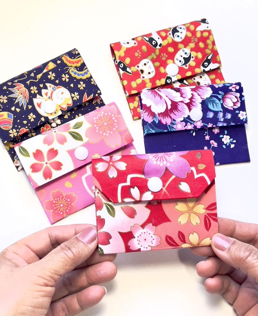 客家花布零錢包