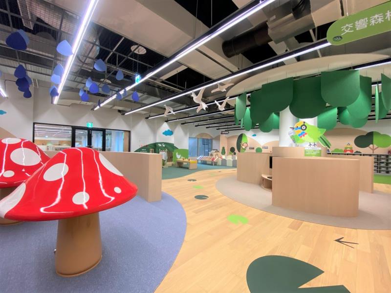 五感體驗區，專屬0-5歲嬰幼兒的快樂園地